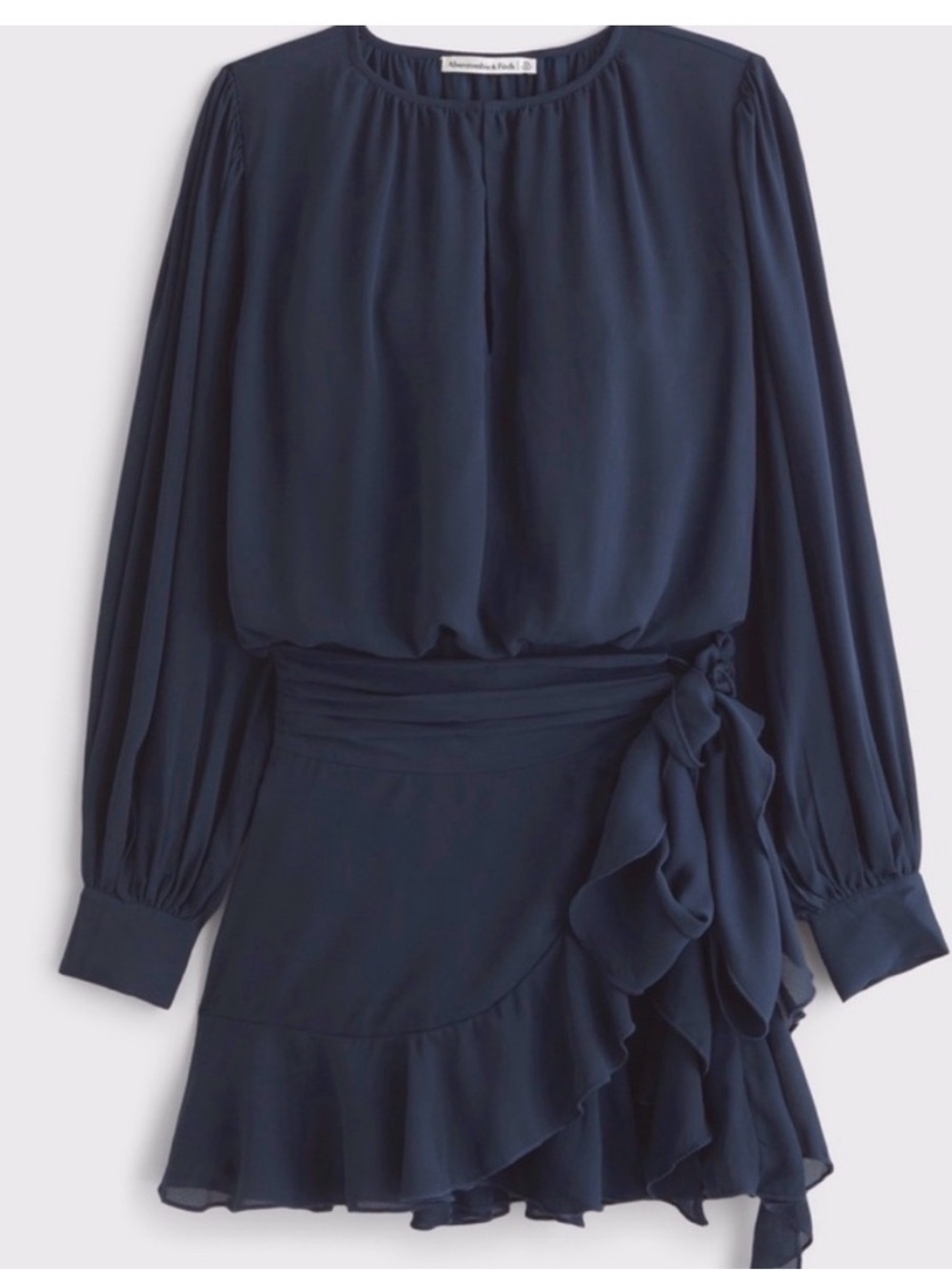 NWT Abercrombie L/S Wrap Dress size L